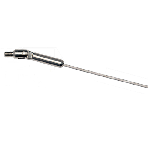 CAD Drawings Cable Connection, The (Ultra-tec Cable Railing) Cable Railing Hardware for Metal Posts — Push-Lock® Threaded Clevis