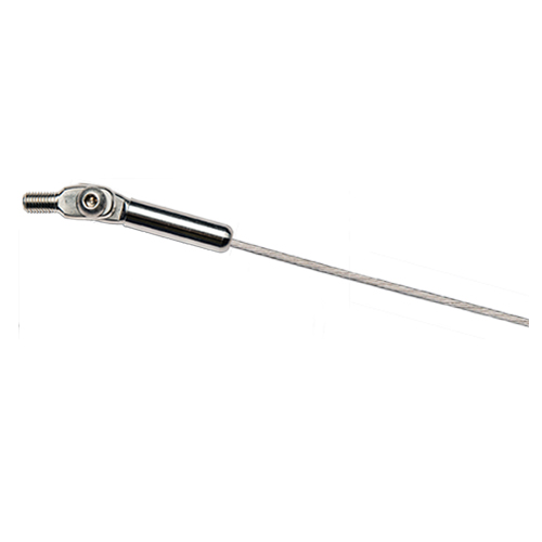 CAD Drawings Cable Connection, The (Ultra-tec Cable Railing) Cable Railing Hardware for Metal Posts — Push-Lock® Threaded Eye