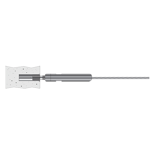 CAD Drawings Cable Connection, The (Ultra-tec Cable Railing) Cable Railing Hardware for Concrete — Adjust-a-Body® with Concrete Anchor Bolt
