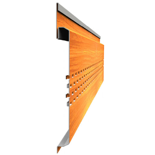 CAD Drawings BIM Models LUX Architectural Products 4" Vented Soffit