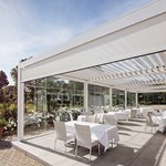 View Pergola® Adjustable Motorized Louvered Structures for Residences, Restaurants & Hotels View Pergola® Adjustable Motorized Louvered Structures for Residences, Restaurants & Hotels
