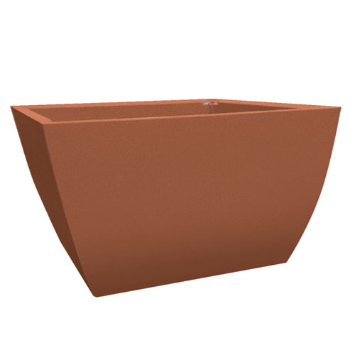 CAD Drawings BIM Models EarthPlanter Self Watering Planters Metropolitan Tapered Rectangle