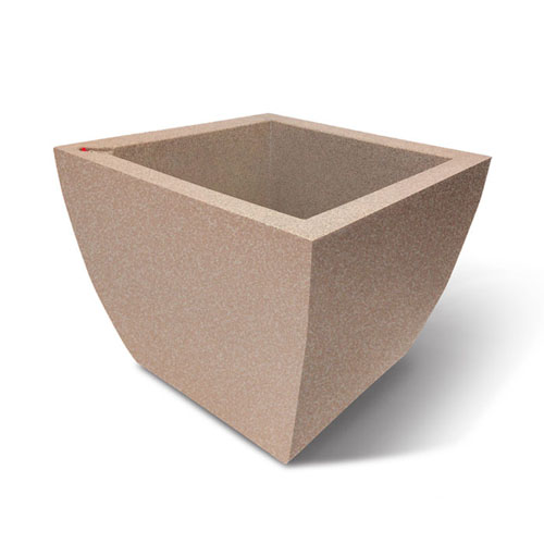 CAD Drawings BIM Models EarthPlanter Self Watering Planters Metropolitan Tapered Square