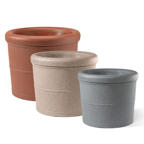 CAD Drawings BIM Models EarthPlanter Self Watering Planters Large Rolled Rim