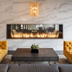 View See-Through Linear Gas Fireplaces