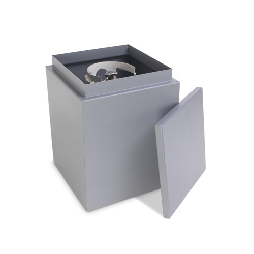 View LP Tank Metal Enclosure With Removable Lid