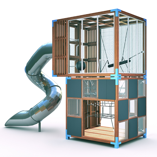 CAD Drawings LAPPSET - Specified Play Equipment .PLAY: Halo Cubic (US239021M)