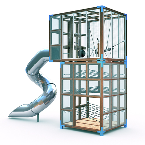 CAD Drawings LAPPSET - Specified Play Equipment .PLAY: Halo Cubic (US239022M)