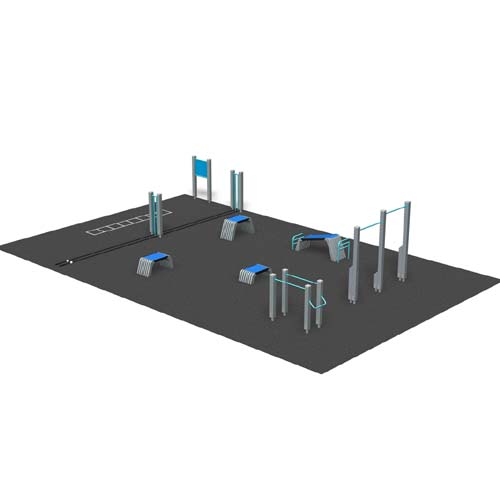 CAD Drawings LAPPSET - Specified Play Equipment .SPORT: Fitness Track S (081321M)