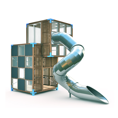 CAD Drawings LAPPSET - Specified Play Equipment .PLAY: Halo Cubic 25 (US239023M)
