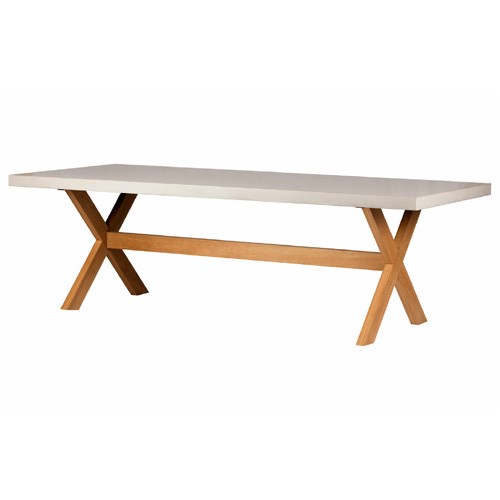 View Wood X Dining Table