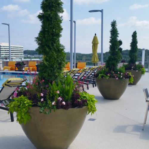 CAD Drawings BIM Models Slick Rock Large Wave Planter