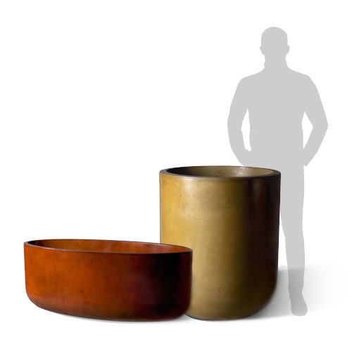 CAD Drawings BIM Models Slick Rock Linear Bell Planter