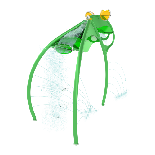 CAD Drawings BIM Models Waterplay Solutions Corp. Freestanding Play Features: Mr. Ribbit