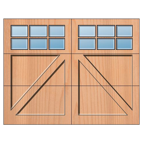 CAD Drawings Everite Door Works Lehigh 3 Over 3 Square Lites