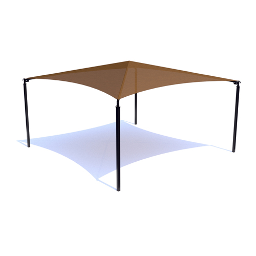 CAD Drawings BIM Models Modern Shade LLC 4 Post Pyramid