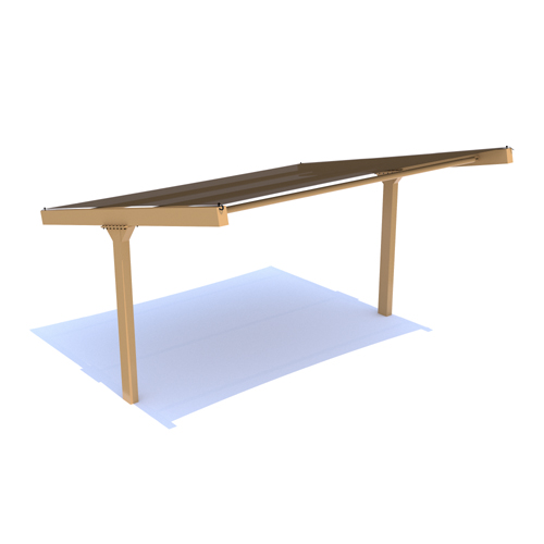 CAD Drawings BIM Models Modern Shade LLC T-Post
