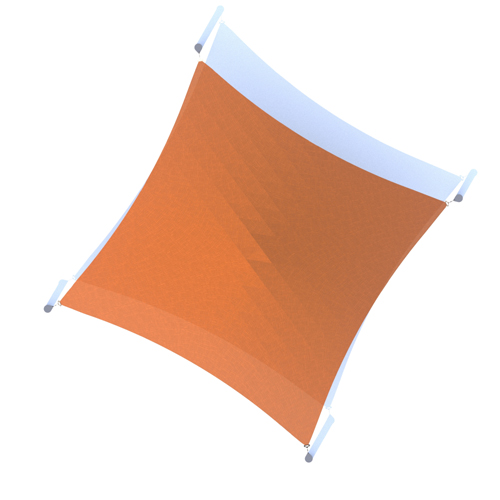CAD Drawings BIM Models Modern Shade LLC 4 Point Sails