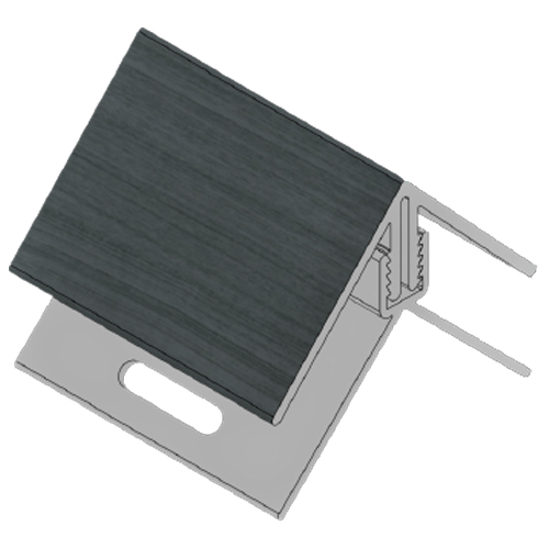 CAD Drawings BIM Models ChamClad 2 Piece Outside Corner Trim