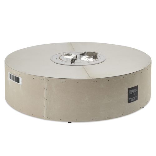 CAD Drawings The Outdoor GreatRoom Company Round Ready-To-Finish Gas Fire Pit Table Base