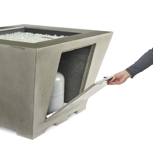 CAD Drawings BIM Models The Outdoor GreatRoom Company Cove Square Gas Fire Pit Bowl