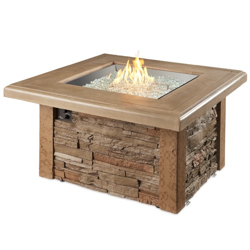 View Sierra Square Gas Fire Pit Table