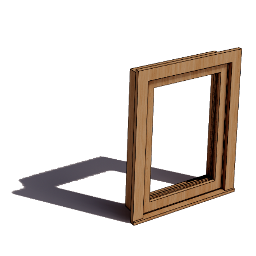 CAD Drawings BIM Models Reilly Architectural Wood Window: Awning