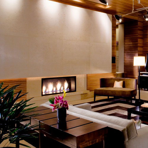 CAD Drawings BIM Models Montigo Fireplaces Custom 3' Single Sided - C-VIEW (C320) Commercial Gas Fireplace