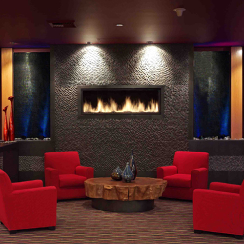CAD Drawings BIM Models Montigo Fireplaces Custom 5' Single Sided - C-VIEW (C520) Commercial Gas Fireplace