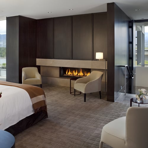 CAD Drawings BIM Models Montigo Fireplaces Custom 5' Single Sided - C-VIEW (C520) Commercial Gas Fireplace