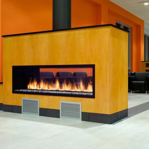 CAD Drawings BIM Models Montigo Fireplaces Custom 6' See Through - C-VIEW (C620ST) Commercial Gas Fireplace