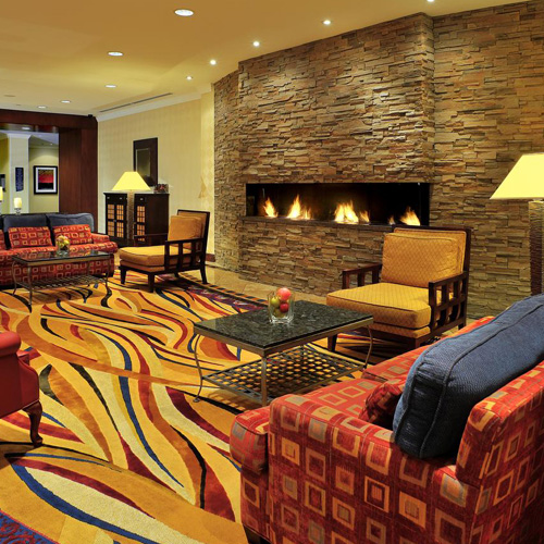 CAD Drawings BIM Models Montigo Fireplaces Custom 5' Bay - C-VIEW (C520PRC) Commercial Gas Fireplace