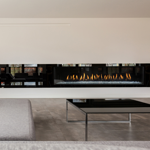 CAD Drawings BIM Models Montigo Fireplaces Custom 6' Single Sided - PRODIGY Series (PC6) Light Commercial Gas Fireplace