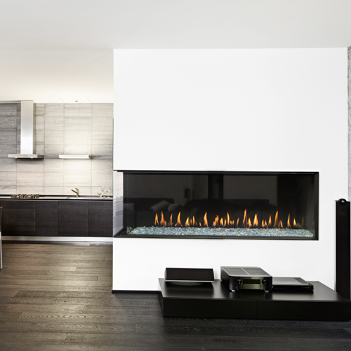 CAD Drawings BIM Models Montigo Fireplaces Custom 5' Corner L/R - PRODIGY Series (PCCL/R5) Light Commercial Gas Fireplace