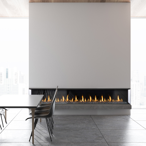 CAD Drawings BIM Models Montigo Fireplaces Custom 7' Bay - PRODIGY Series (PCPR7) Light Commercial Gas Fireplace