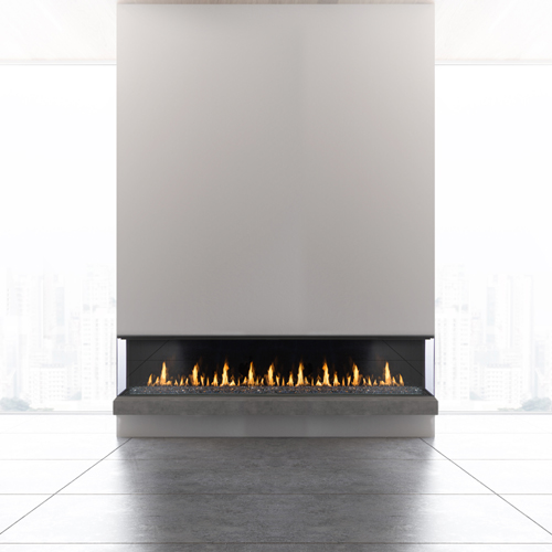 CAD Drawings BIM Models Montigo Fireplaces Custom 8' Bay - PRODIGY Series (PCPR8) Light Commercial Gas Fireplace