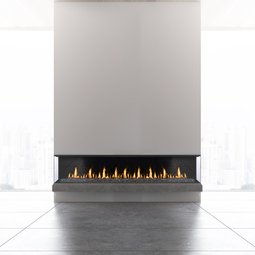 CAD Drawings BIM Models Montigo Fireplaces Custom 8' Bay - PRODIGY Series (PCPR8) Light Commercial Gas Fireplace