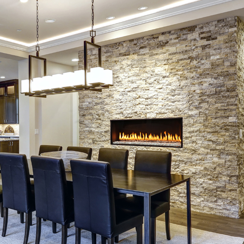 CAD Drawings BIM Models Montigo Fireplaces 3' Single Sided - EXEMPLAR Series (R320) Luxury Residential Gas Fireplace