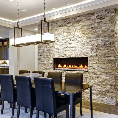 CAD Drawings BIM Models Montigo Fireplaces 3' Single Sided - EXEMPLAR Series (R320) Luxury Residential Gas Fireplace