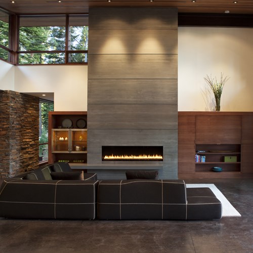 View 5' Single Sided - EXEMPLAR Series (R520) Luxury Residential Gas Fireplace