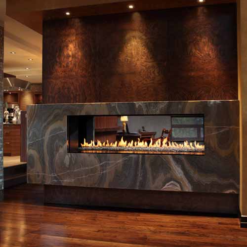CAD Drawings BIM Models Montigo Fireplaces 6' See Through - EXEMPLAR Series (R620ST) Luxury Residential Gas Fireplace
