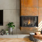 View 38" Corner - DIVINE Series (H38DFCL/CR) Residential Gas Fireplace 