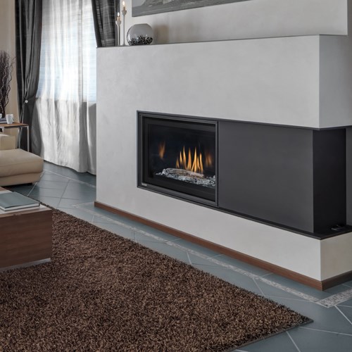 View 34" Single Sided - DIVINE Series (HLB34DF) Residential Gas Fireplace 