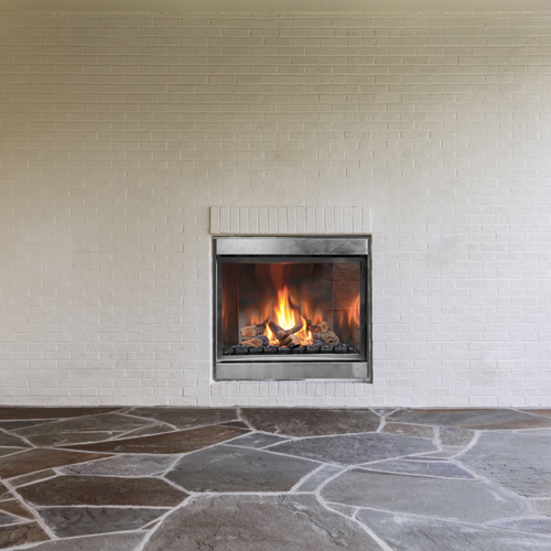 CAD Drawings BIM Models Montigo Fireplaces 42" Ventless Single Sided - DIVINE Series (H42VO) Residential Outdoor Gas Fireplace