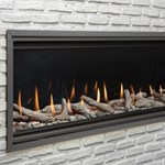 View 60" Single Sided - DELRAY Series (DRL6013-2) Residential Gas Fireplace