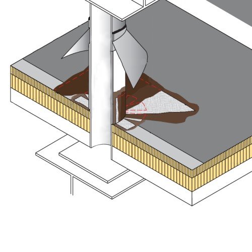CAD Drawings BIM Models CertainTeed Commercial Roofing CTL-SF-08 Mechanical Equipment Stand