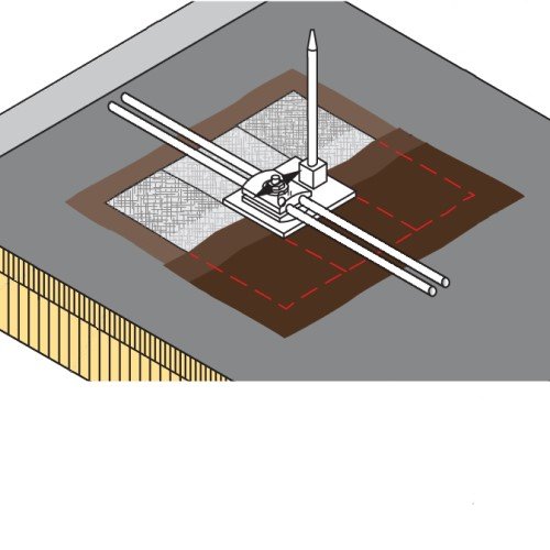 CAD Drawings BIM Models CertainTeed Commercial Roofing CTL-SF-13 Lighting Terminal