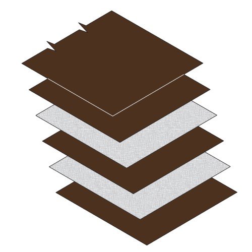 CAD Drawings BIM Models CertainTeed Commercial Roofing CTL-SF-00 Five (5) Course Flashing
