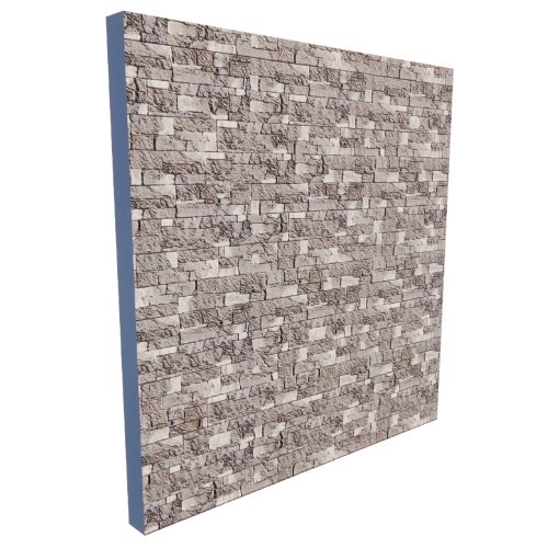 CAD Drawings BIM Models CertainTeed STONEfaçade™ STONEfacade™: Adirondack Snowfall
