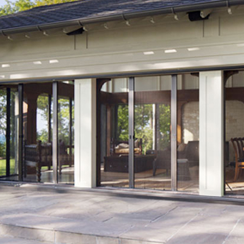 CAD Drawings BIM Models BasikWall Inc Bi-Fold Patio Doors